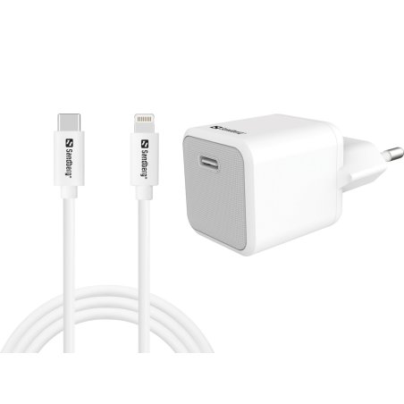 Sandberg USB-C AC Charger 20W Lightning 1M