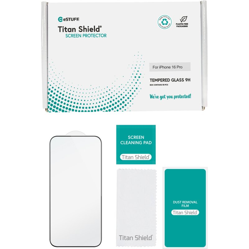 eSTUFF ES501423-50BULK écran et protection arrière de téléphones portables Protection d'écran transparent Apple 50