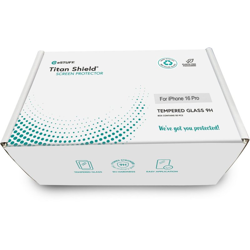 eSTUFF ES501423-50BULK mobile phone screen/back protector Clear screen protector Apple 50 pc(s)