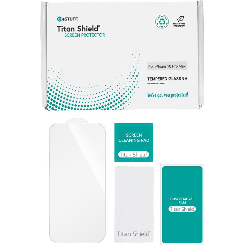 eSTUFF ES501426-50BULK écran et protection arrière de téléphones portables Protection d'écran transparent Apple 50