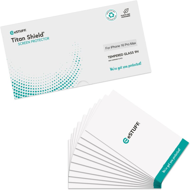 eSTUFF ES501427-10BULK mobile phone screen/back protector Clear screen protector Apple 10 pc(s)