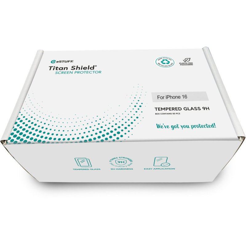 eSTUFF ES501421-50BULK mobile phone screen/back protector Clear screen protector Apple 50 pc(s)