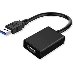 Microconnect MC-USB3.0HDMI câble vidéo et adaptateur 0,15 m HDMI Type A (Standard) USB Type-A Noir