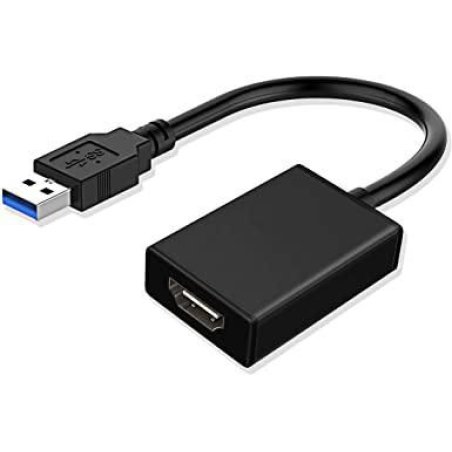 Microconnect MC-USB3.0HDMI video cable adapter 0.15 m HDMI Type A (Standard) USB Type-A Black