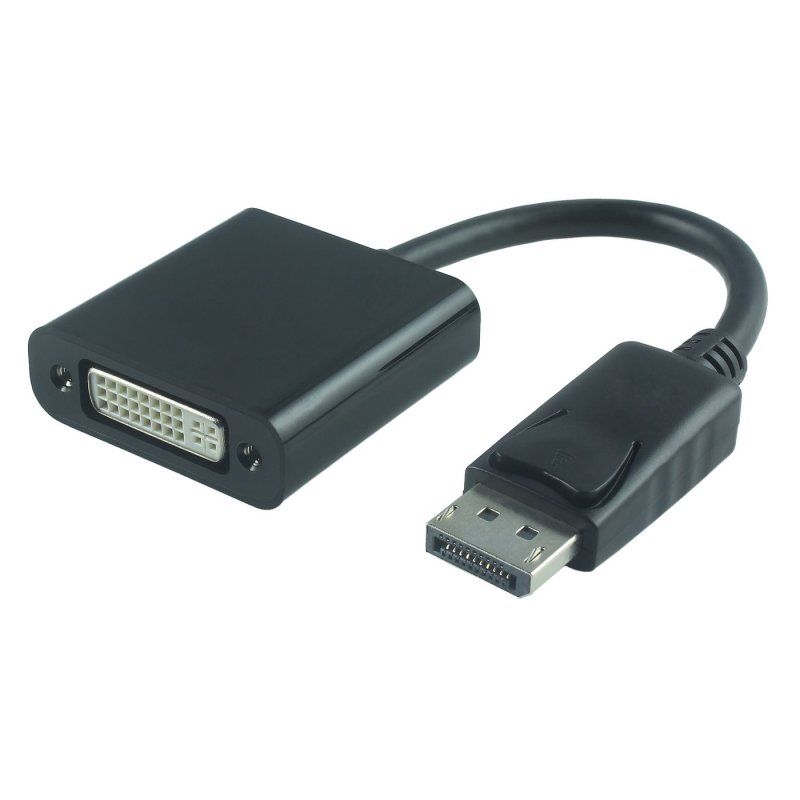 Microconnect DPDVI015 câble vidéo et adaptateur 0,15 m DisplayPort DVI-I Noir