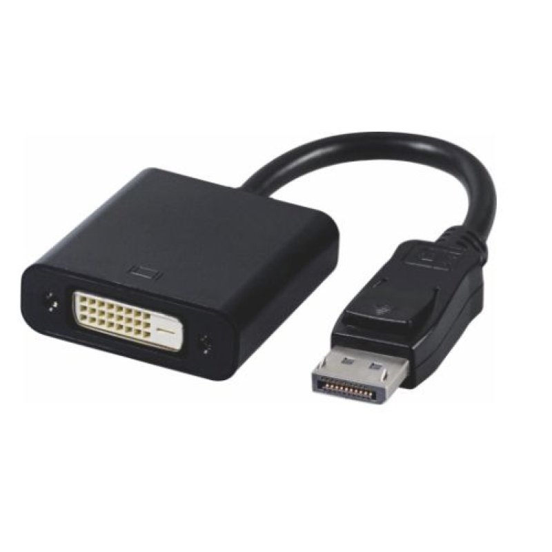 Microconnect DPDVIDA câble vidéo et adaptateur 0,15 m DisplayPort DVI-D Noir