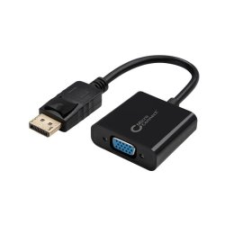 Microconnect DPVGA15CM video cable adapter 0.15 m DisplayPort VGA (D-Sub) Black