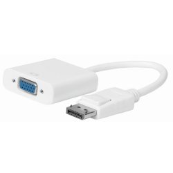 Displayport-VGA M-F, 15cm