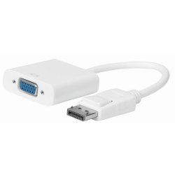 Microconnect DPVGA15CMW câble vidéo et adaptateur 0,15 m VGA (D-Sub) DisplayPort Blanc