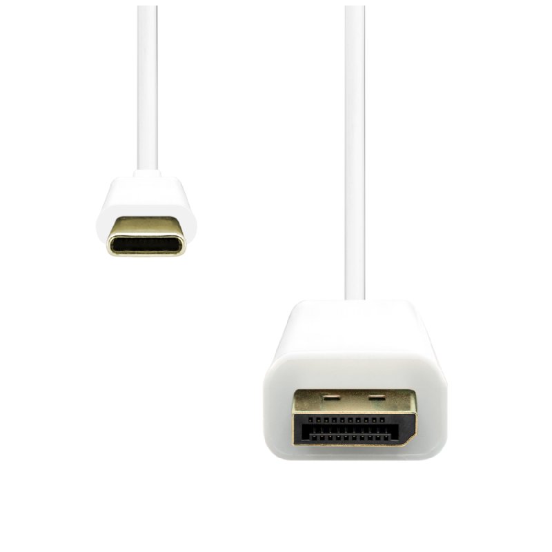 ProXtend USBC-DP-0005W câble vidéo et adaptateur 0,5 m USB Type-C DisplayPort Blanc