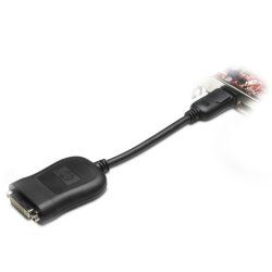 HP 484156-001 video cable adapter DVI-D DisplayPort Black