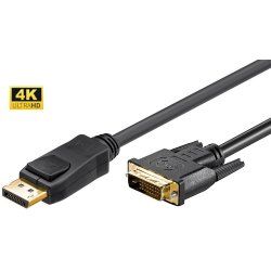 Microconnect DP-DVI-MM-300 câble vidéo et adaptateur 3 m DisplayPort Noir