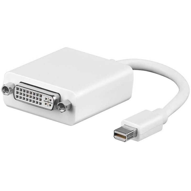 Microconnect MDPDVI câble vidéo et adaptateur 0,15 m Mini DisplayPort DVI-I Blanc