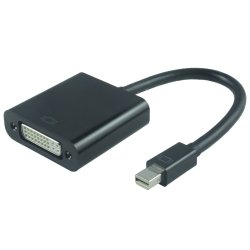 Microconnect MDPDVI3B video cable adapter 0.15 m Mini DisplayPort DVI-I Black