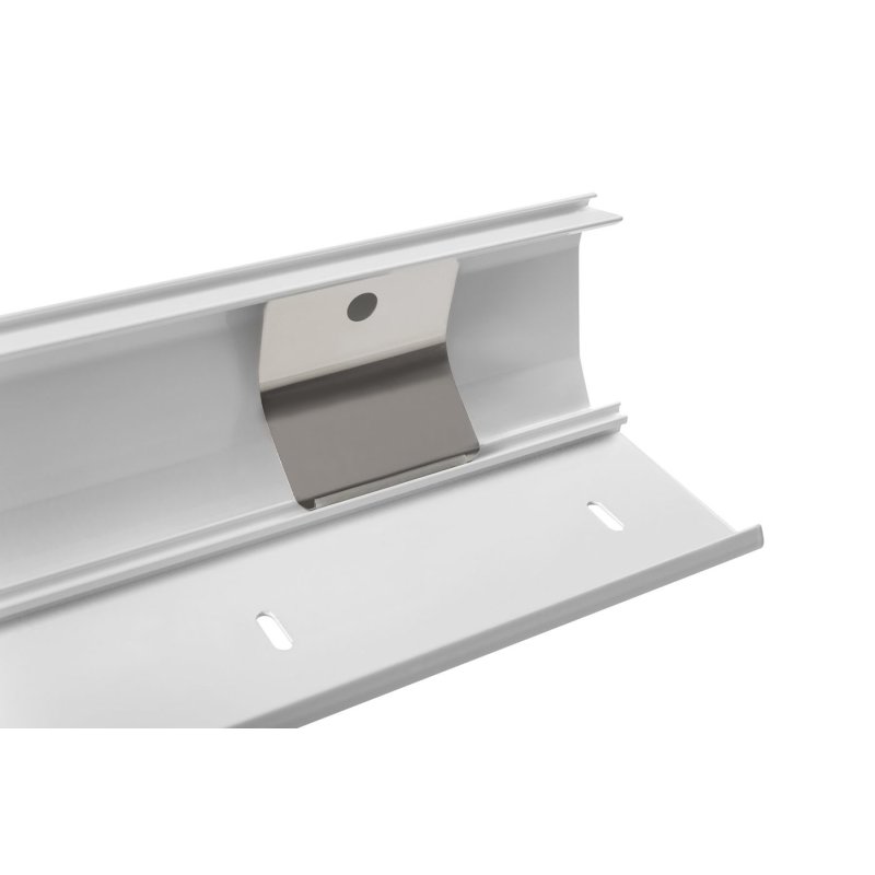 Aluminum cable cover white,