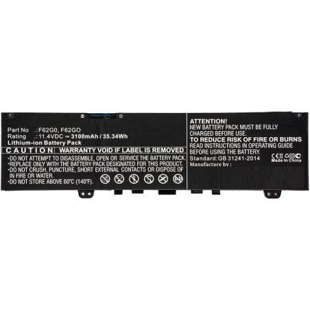 Laptop Battery for Dell 25Wh