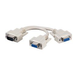Microconnect MONG2H câble VGA 0,3 m VGA (D-Sub) 2 x VGA (D-Sub) Gris