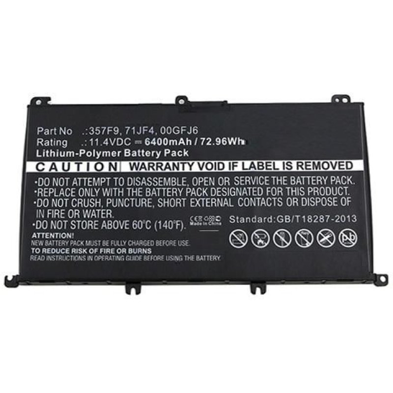 Laptop Battery for Dell 74Wh