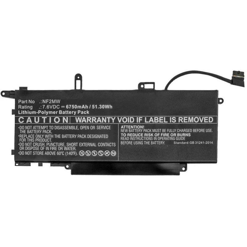 Laptop Battery for Dell 51Wh