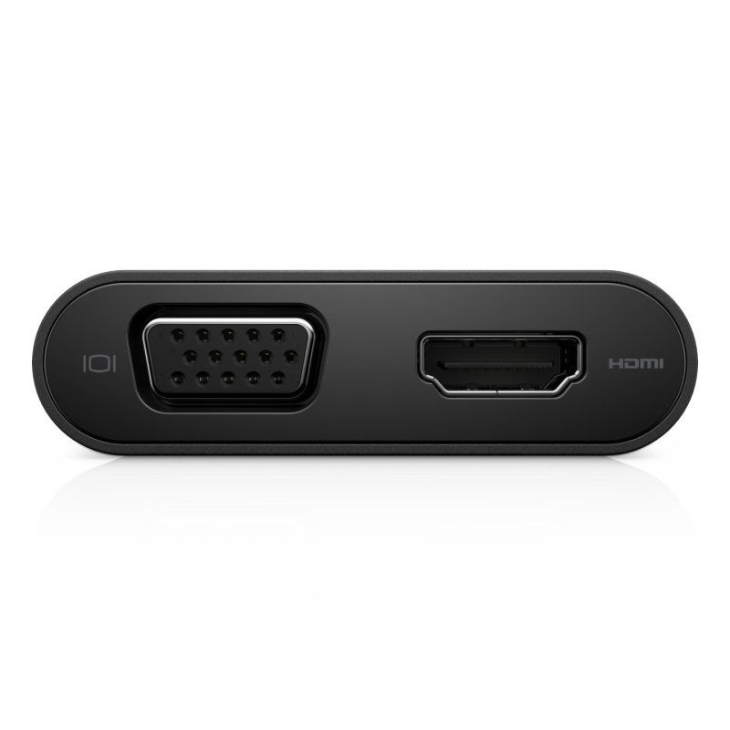 DELL USB-C - HDMI / VGA / Ethernet / USB 3.0, Black