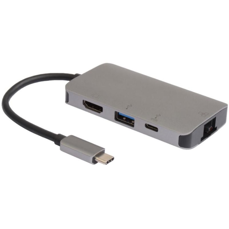 Microconnect USB3.1CCOM16 laptop dock/port replicator Wired USB 3.2 Gen 1 (3.1 Gen 1) Type-C Grey