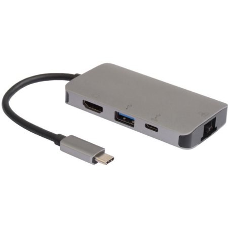 Microconnect USB3.1CCOM16 laptop dock/port replicator Wired USB 3.2 Gen 1 (3.1 Gen 1) Type-C Grey