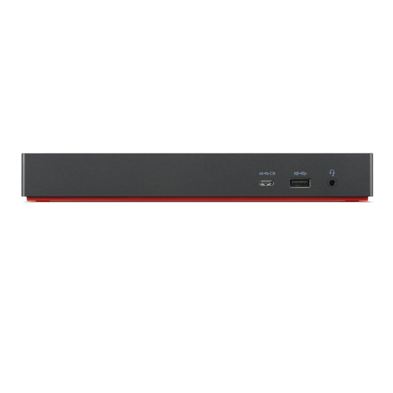 Lenovo 40B00300IT station d'accueil Avec fil Thunderbolt 4 Noir, Rouge