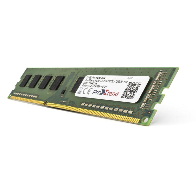 ProXtend D-DDR3-4GB-004 module de mémoire 4 Go 1 x 4 Go 1600 MHz