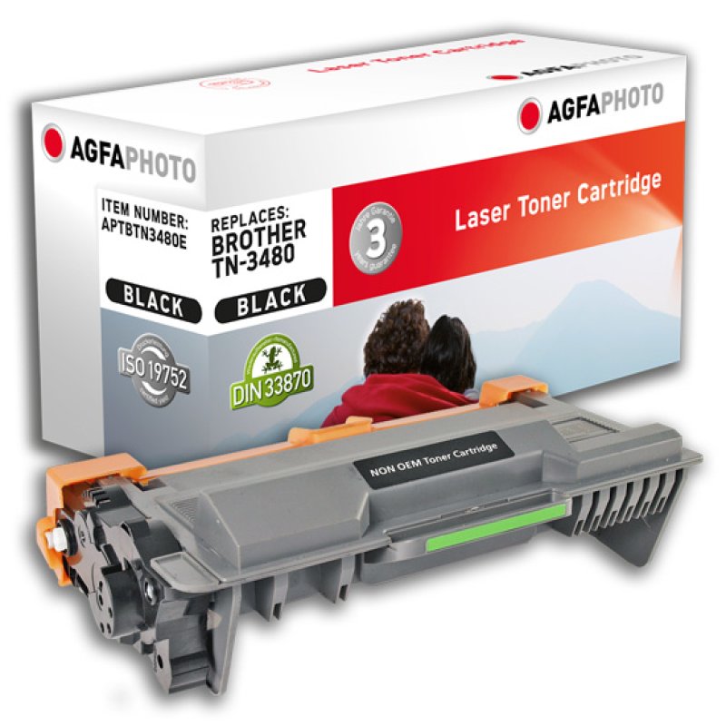 AgfaPhoto APTBTN3480E Cartouche de toner 1 pièce(s) Compatible Noir