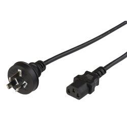 Microconnect PE010418AUSTRALIA power cable Black 1.8 m C13 coupler
