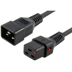 IEC Male C20 to C19 IEC Lock