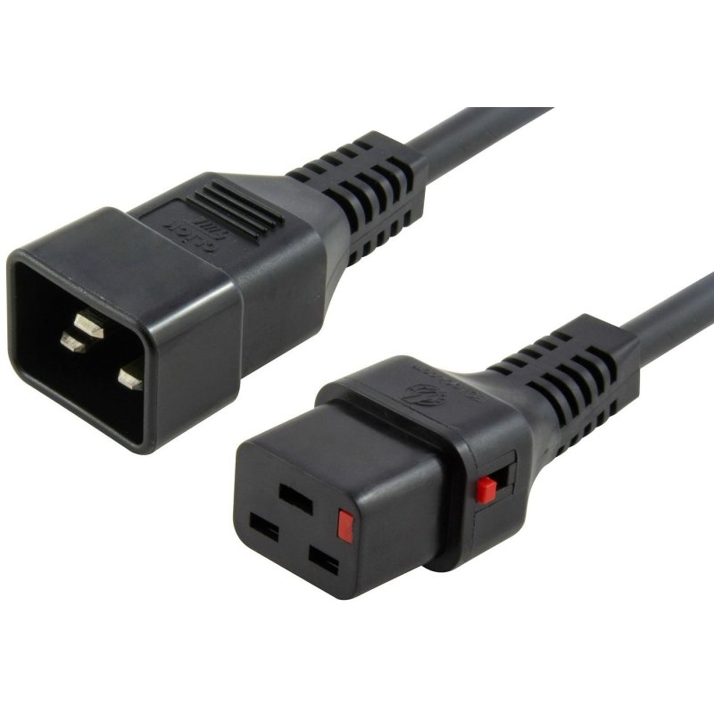 Microconnect PC1285 câble électrique Noir 2 m Coupleur C20 Coupleur C19