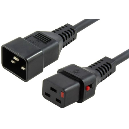 IEC Male C20 to C19 IEC Lock