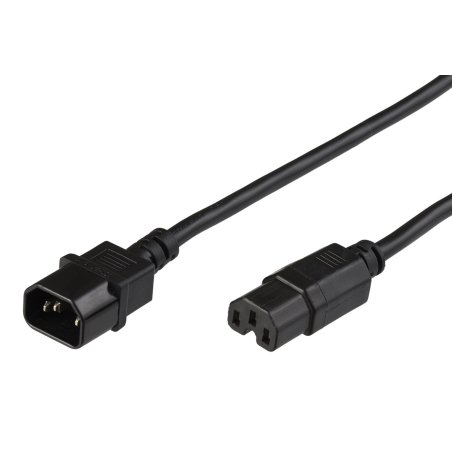 Microconnect PE011415 power cable Black 1.5 m C14 coupler C15 coupler