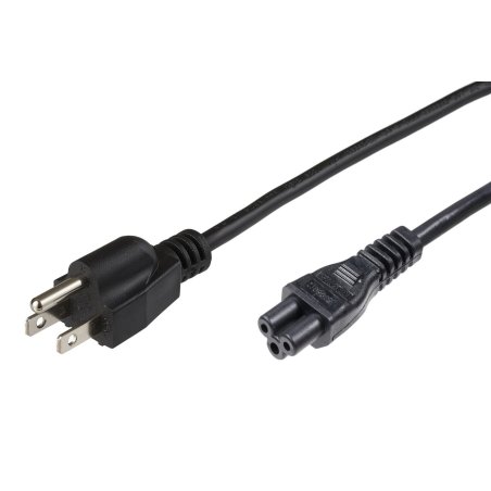 Microconnect PE110805 power cable Black 0.5 m Power plug type B C5 coupler
