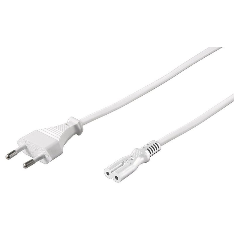 Microconnect PE030705W câble électrique Blanc 0,5 m Prise d'alimentation type C Coupleur C7