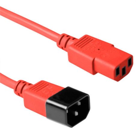 Microconnect PE1413R3 câble électrique Rouge 3 m Coupleur C13 Coupleur C14