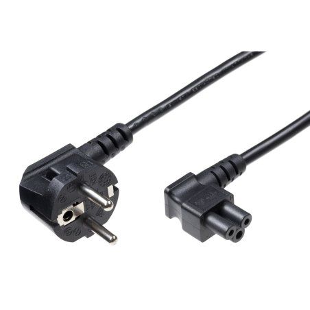 Microconnect PE010818A câble électrique Noir 1,8 m Coupleur C5