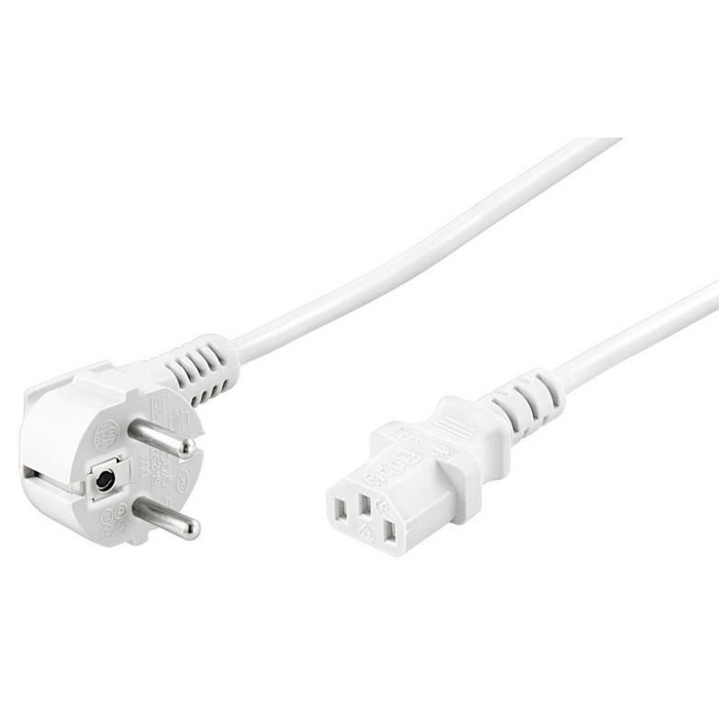 Power Cord 5m White IEC320