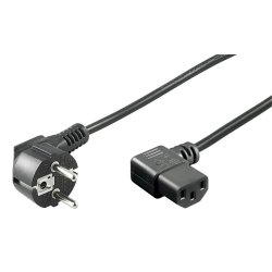 Microconnect PE010518 câble électrique Noir 1,8 m CEE7/7 Coupleur C13