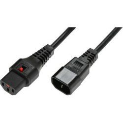 Microconnect PC1070 câble électrique Noir 4 m Coupleur C14 Coupleur C13