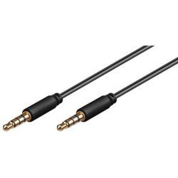 Microconnect IPOD017 câble audio 1,5 m 3,5mm Noir