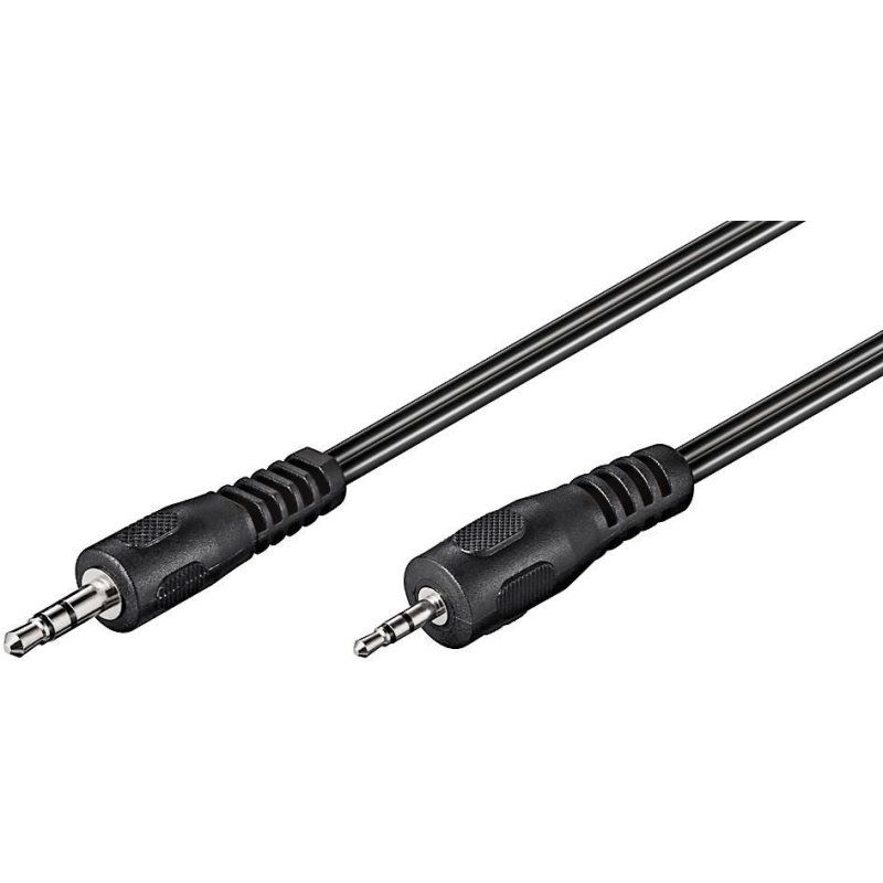 Microconnect AUD3525LL2 câble audio 2 m 3,5mm 2,5 mm Noir