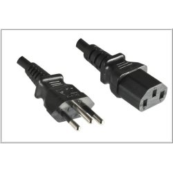 Microconnect PE010418BRAZIL power cable Black 2.1 m C13 coupler