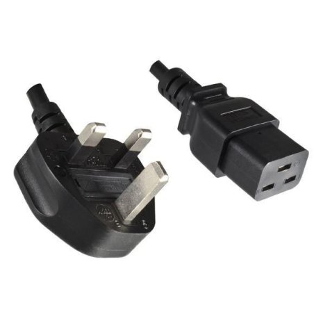 Microconnect PE090618 power cable Black 1.8 m Power plug type G C19 coupler
