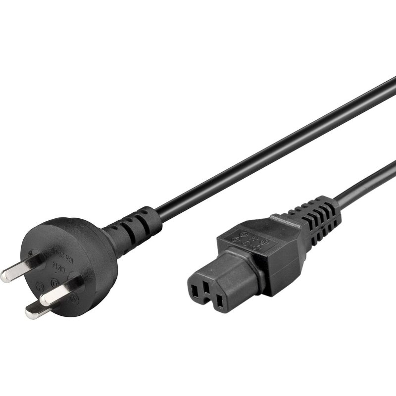 Microconnect PE130418 câble électrique Noir 1,8 m Coupleur C15