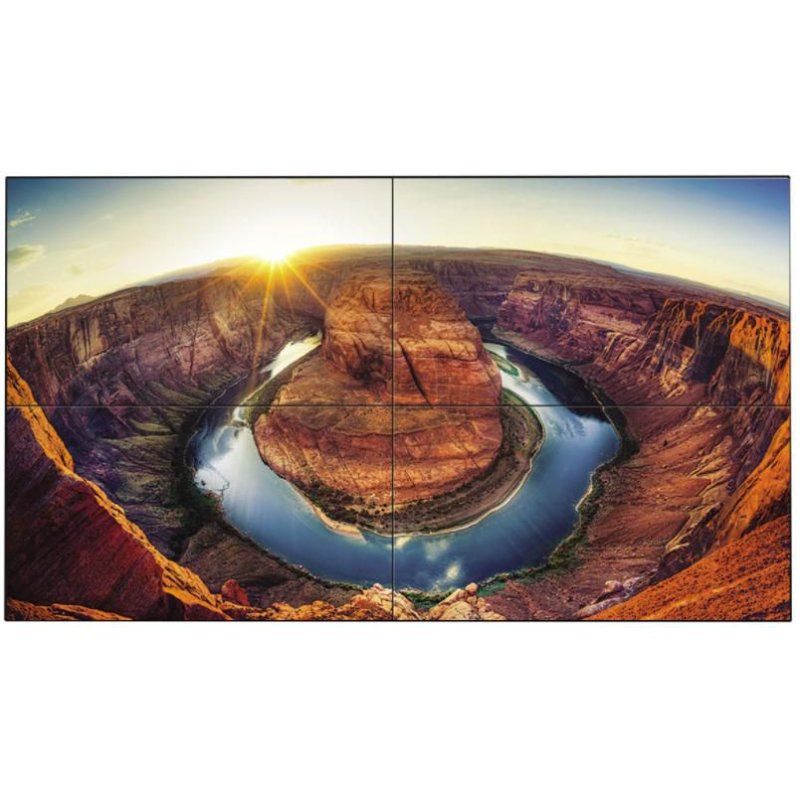 Ernitec 0070-24455 affichage de messages Écran plat de signalisation numérique 139,7 cm (55") LCD 500 cd/m² 4K Ultra