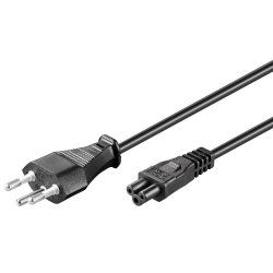 Microconnect PE160830 câble électrique Noir 3 m Prise d'alimentation type J Coupleur C5