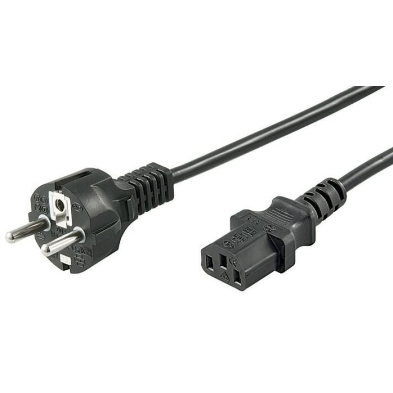 Microconnect PE020405 câble électrique Noir 0,5 m Coupleur C13