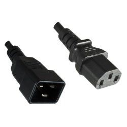 Microconnect PE030605 câble électrique Noir 0,5 m Coupleur C13 Coupleur C20